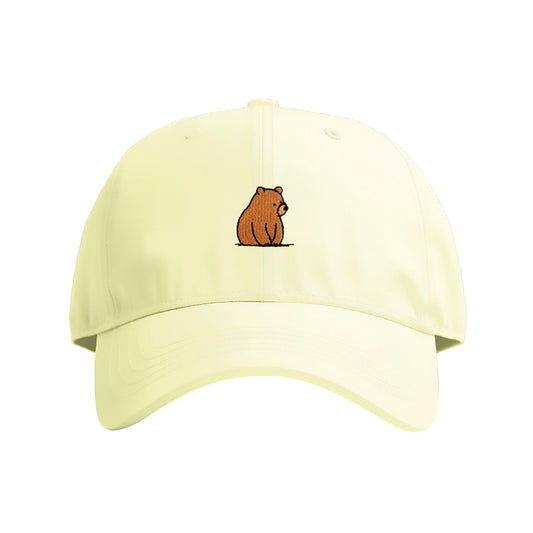 Brown Bear Embroidered Cap
