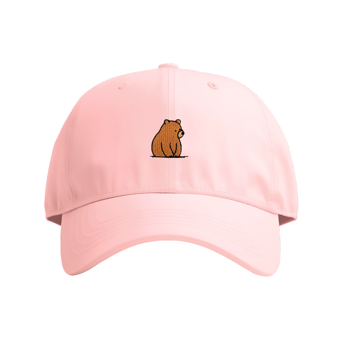 Brown Bear Embroidered Cap