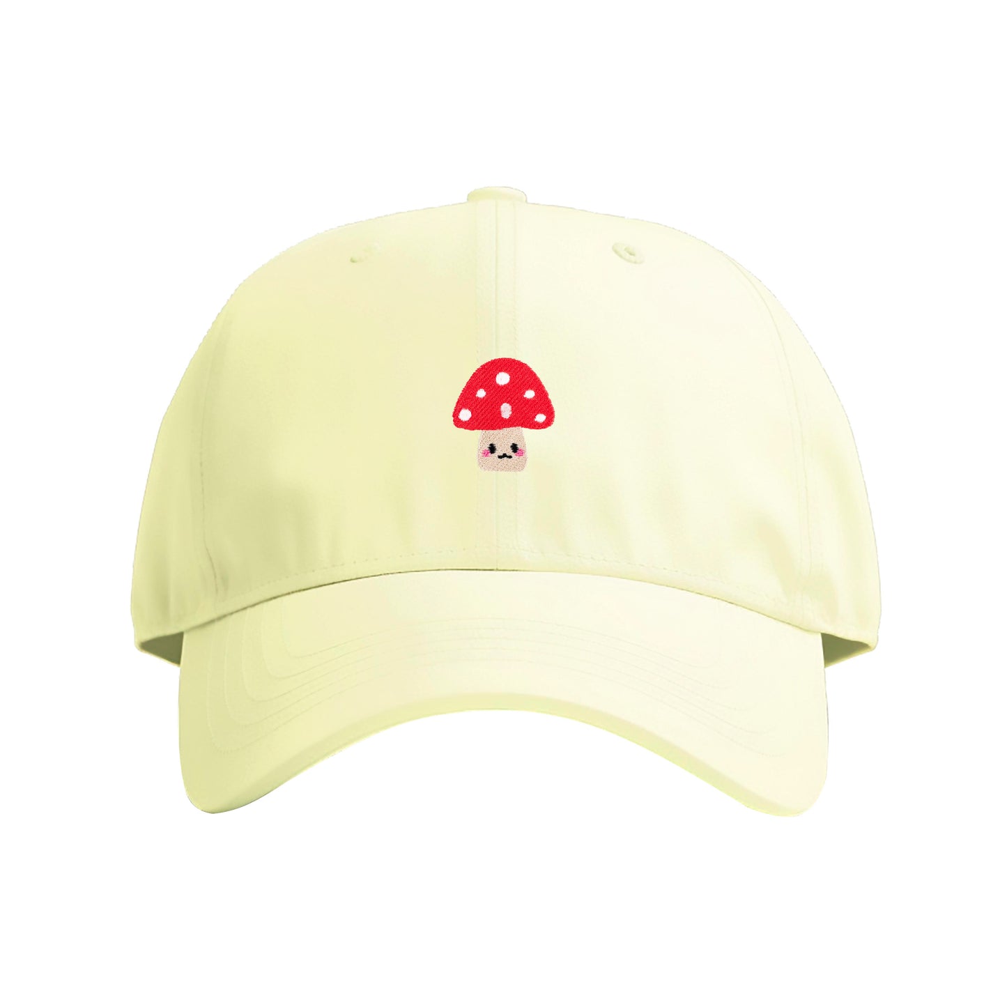 Adorable Mushroom Embroidered Cap