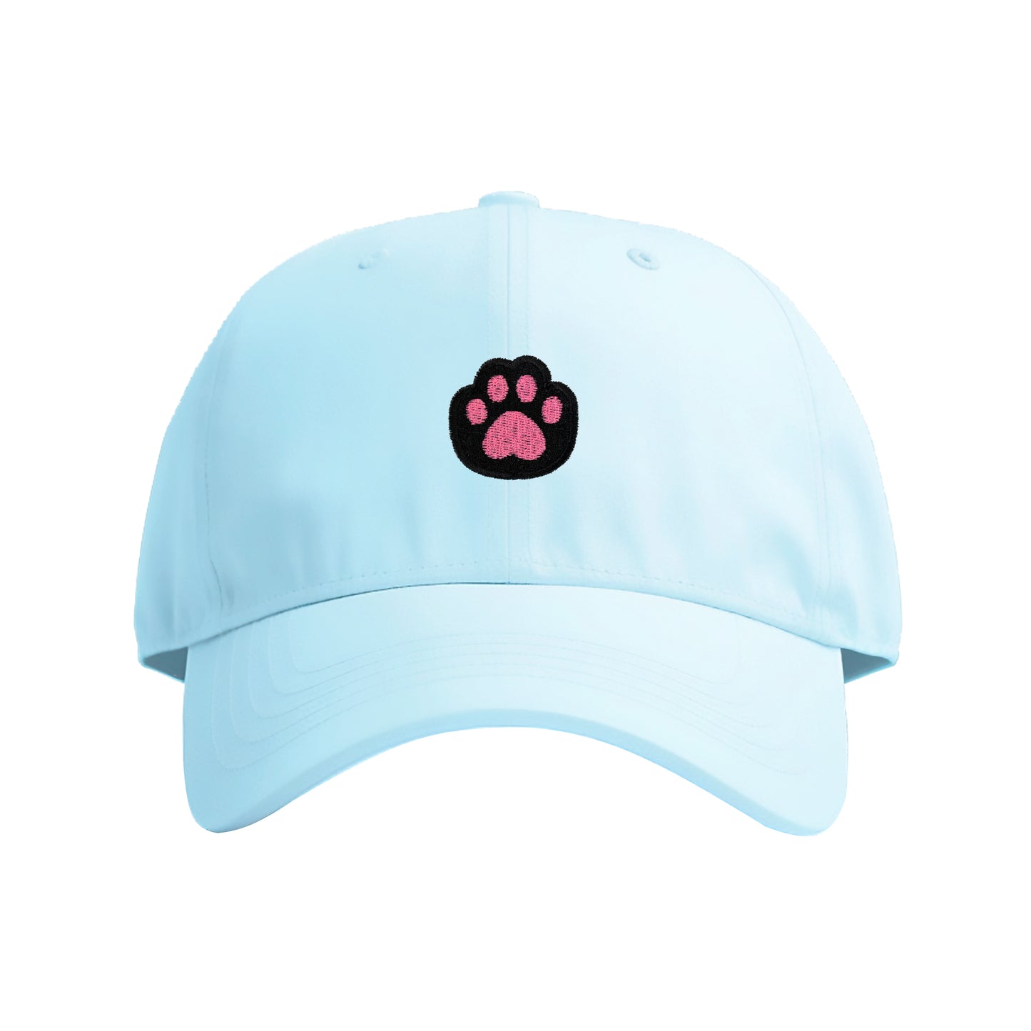 Black Kitty Paw Embroidered Cap