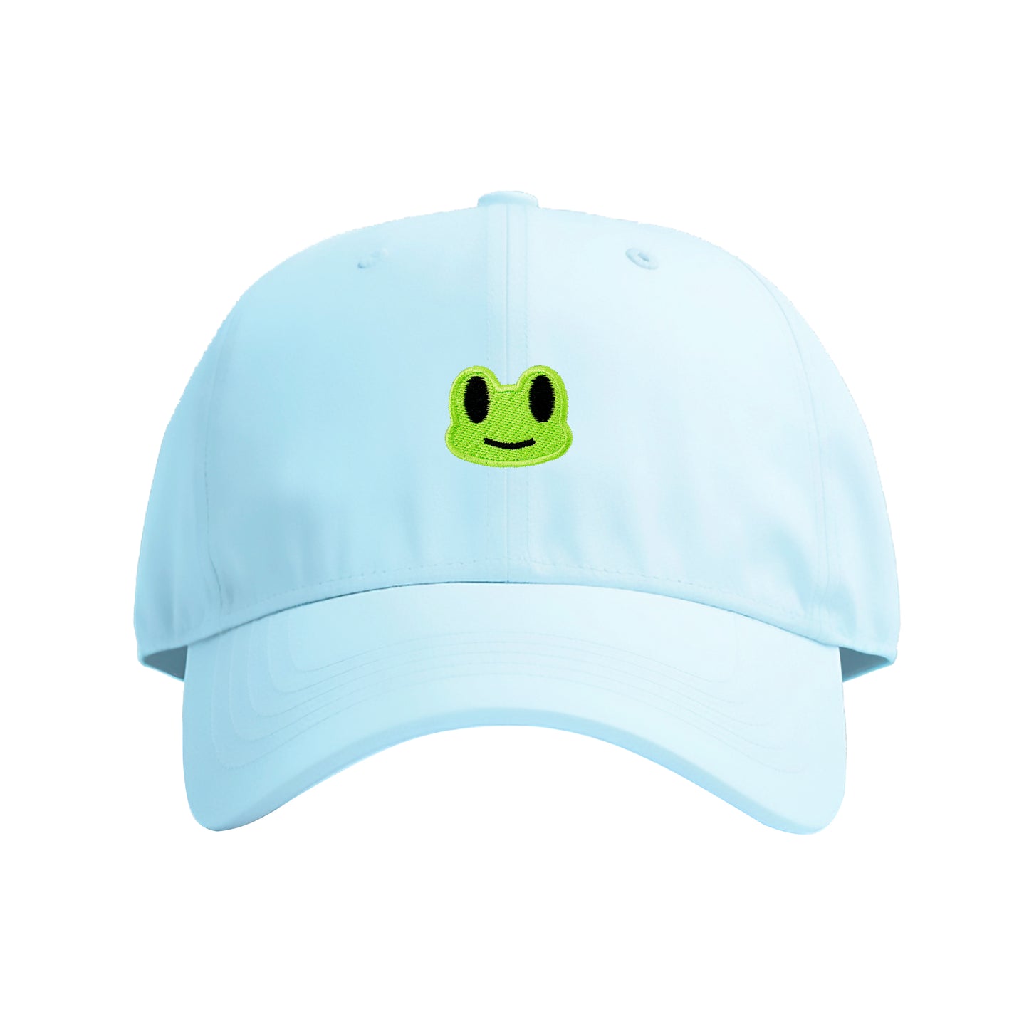 Cartoonish Frog Embroidered Cap