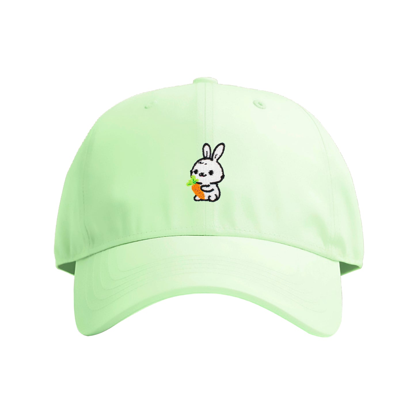 Carrot Bunny Embroidered Cap