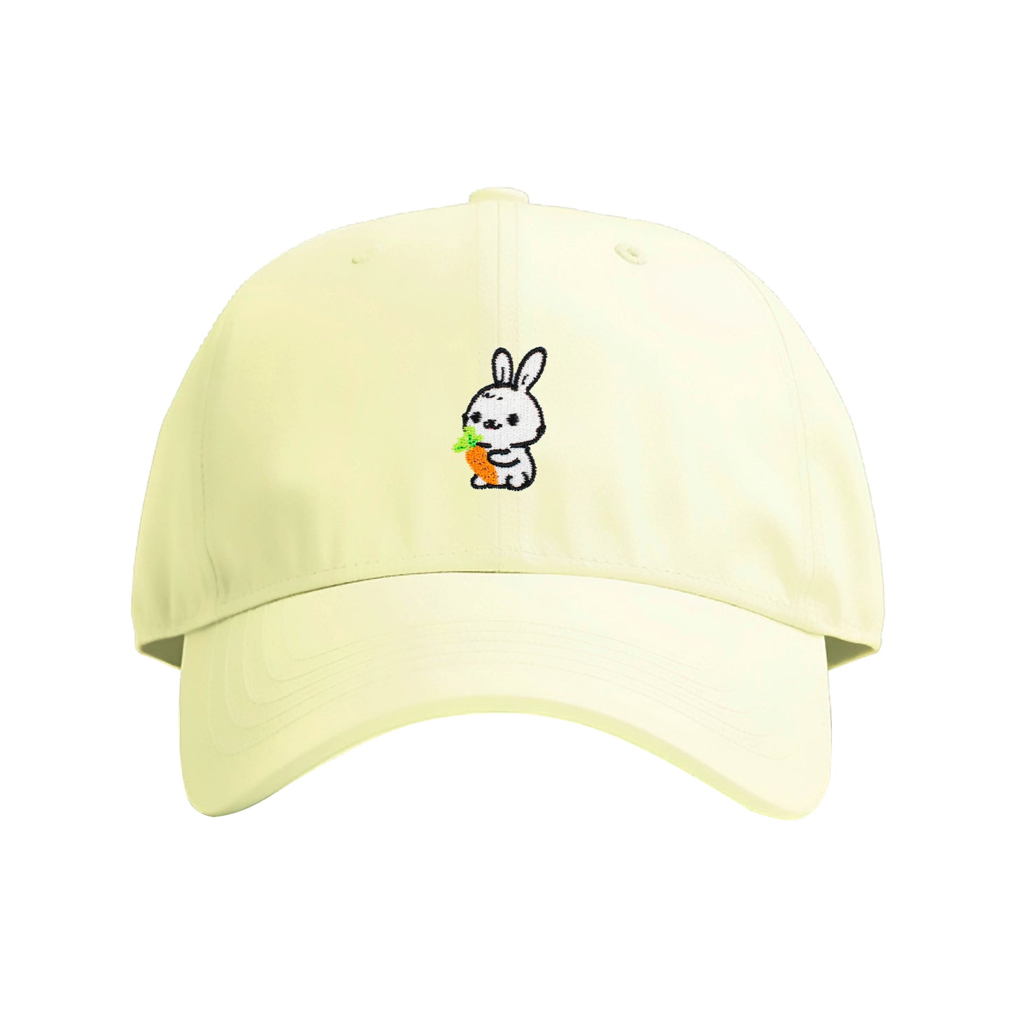 Carrot Bunny Embroidered Cap