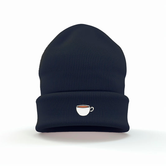 Cup of Coffee Embroidered Beanie