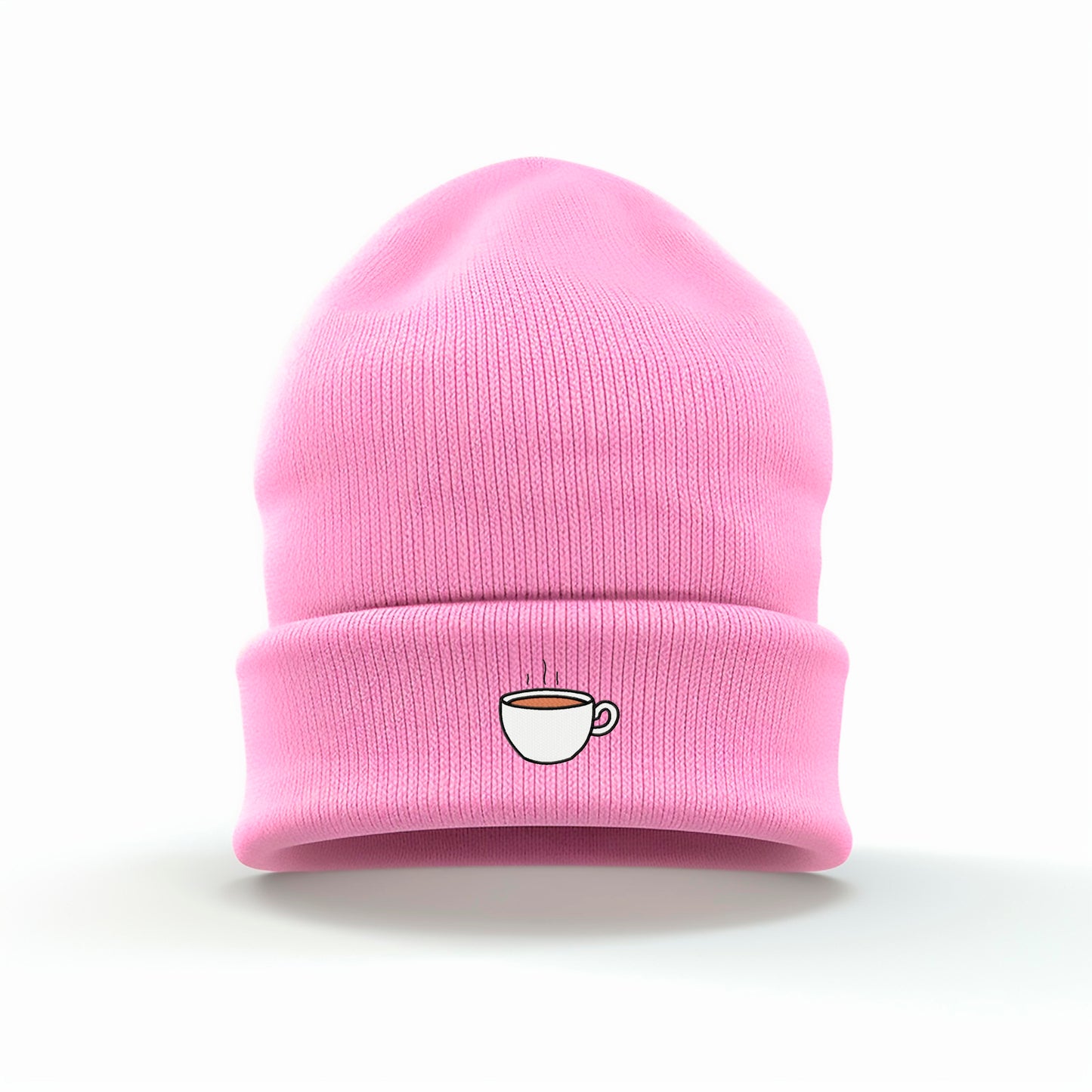 Cup of Coffee Embroidered Beanie