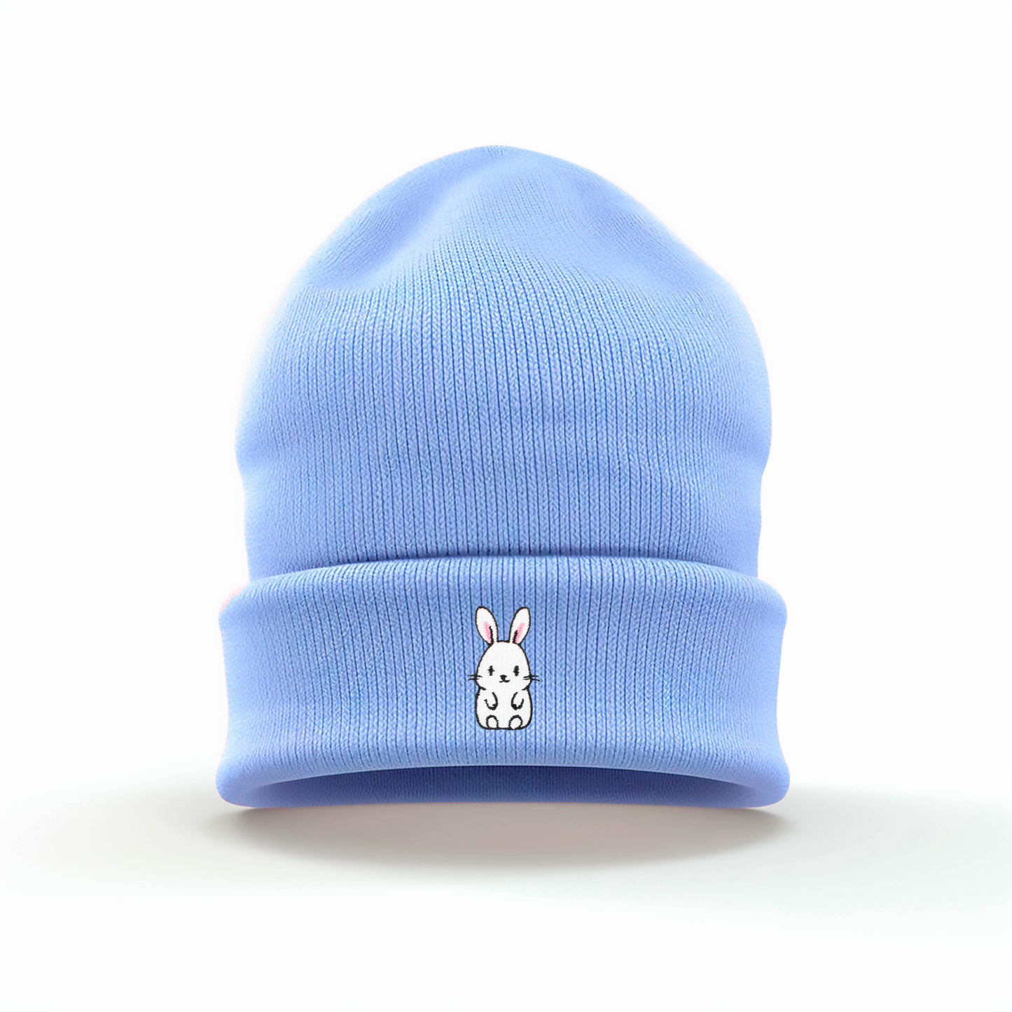 Adorable Bunny Embroidered Beanie