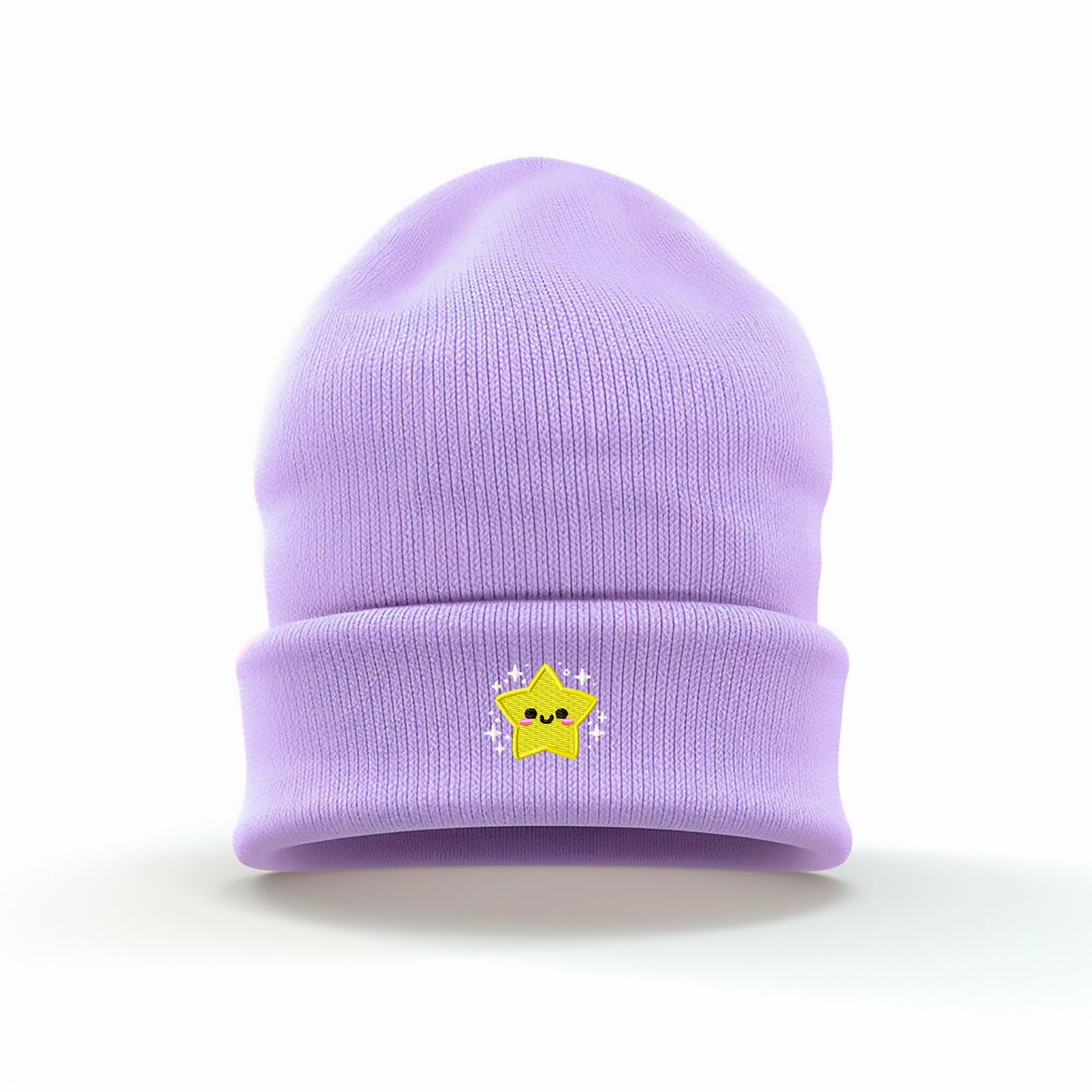 Cute Star Embroidered Beanie