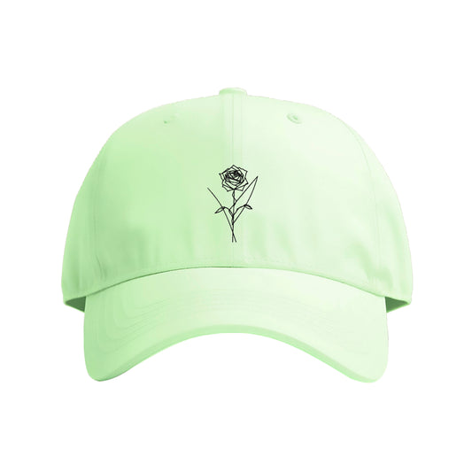 Rose Minimalism Embroidered Cap