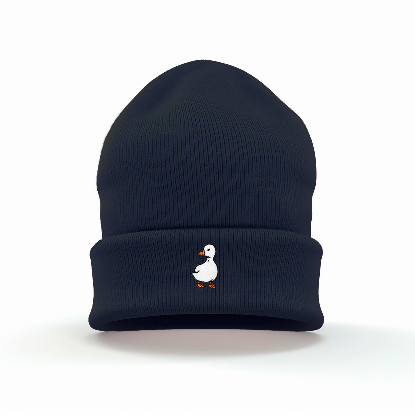 Cute Duck Embroidered Beanie