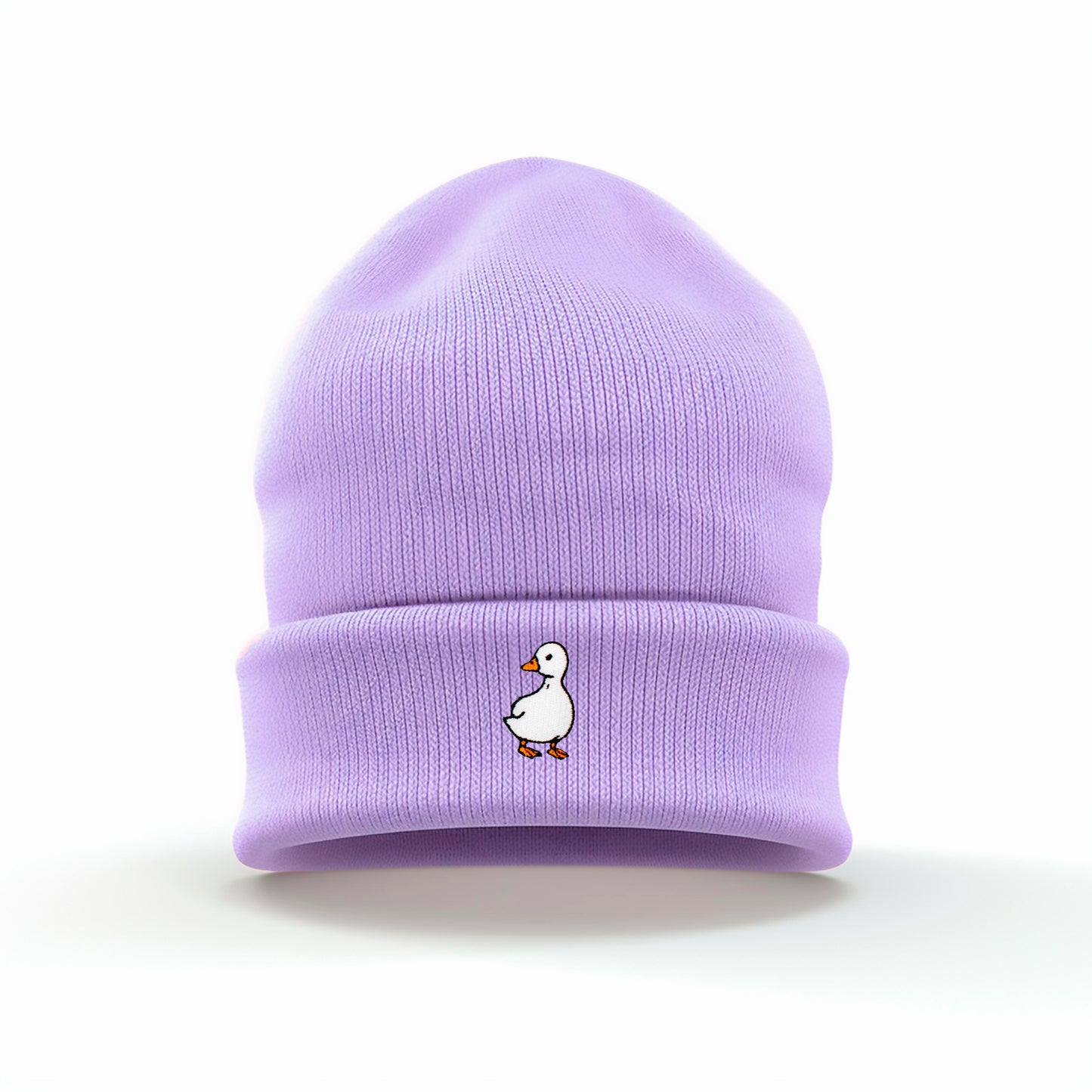 Cute Duck Embroidered Beanie