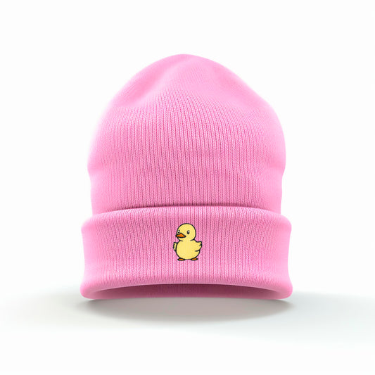 Duckling Embroidered Beanie