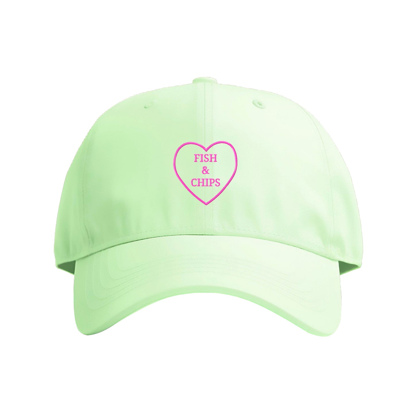 Fish & Chips Love Embroidered Cap