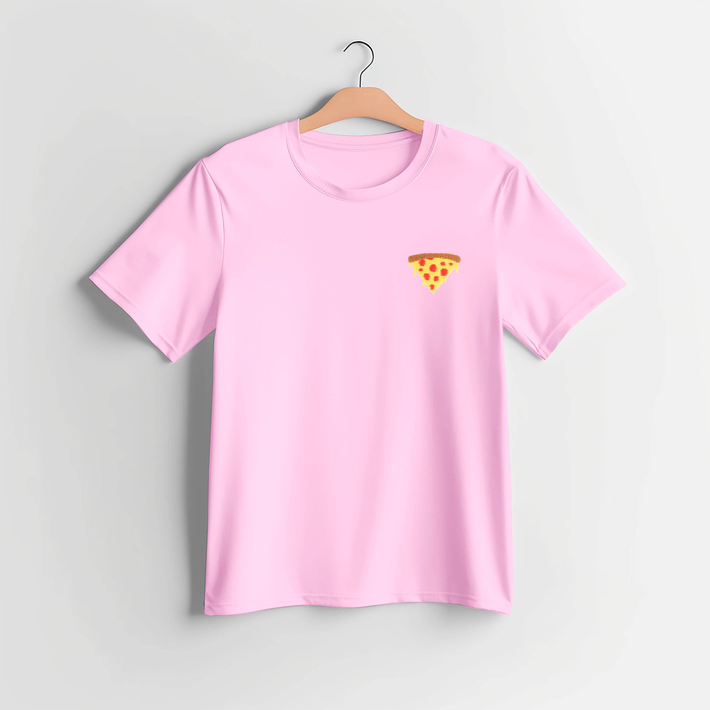 Pizza Dripping Embroidered T-shirt