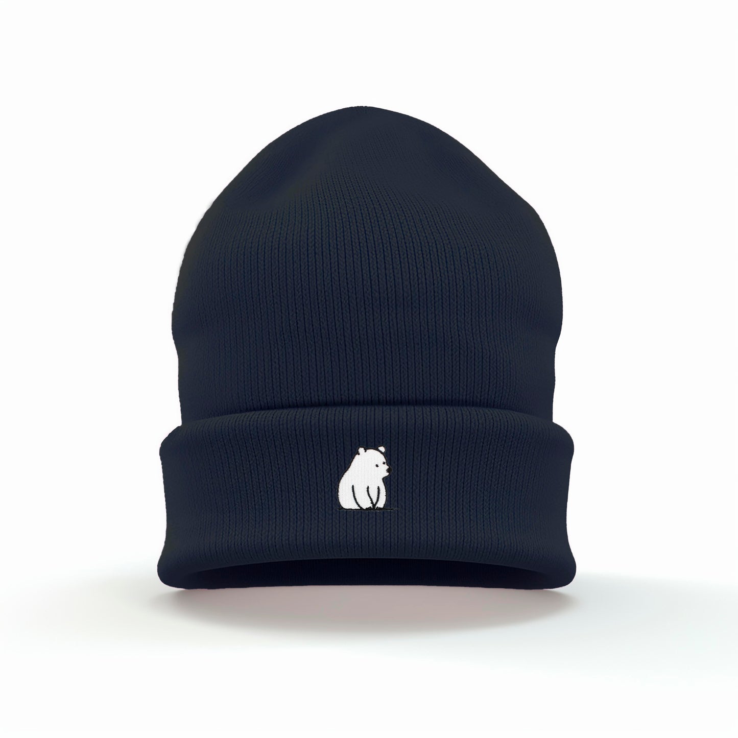 Polar Bear Embroidered Beanie