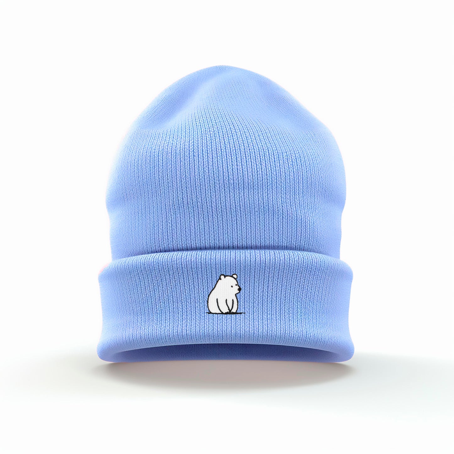 Polar Bear Embroidered Beanie