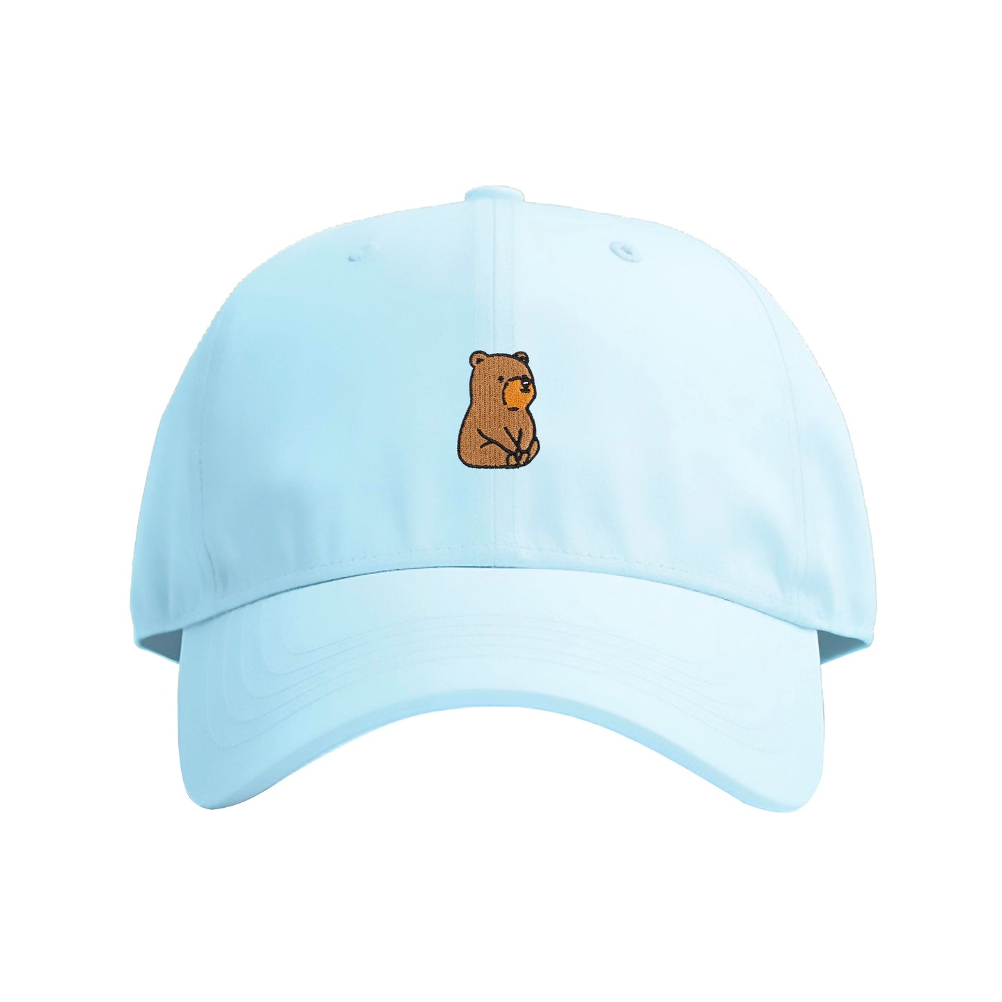 Sweet Sitting Bear Embroidered Cap