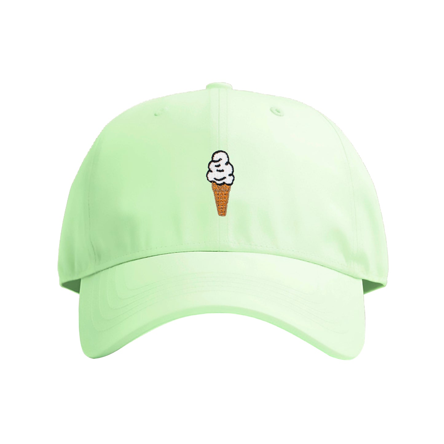 Vanilla Ice Cream Embroidered Cap