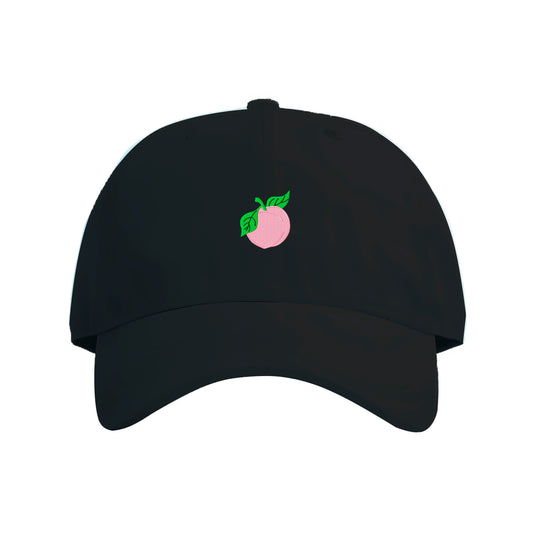 Aesthetic Peach Embroidered Cap