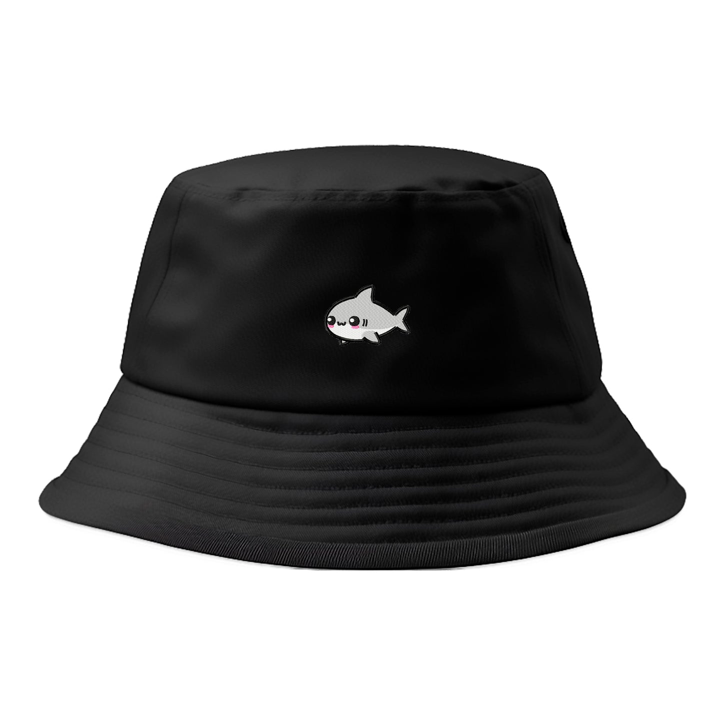 Cartoon Shark Embroidered Bucket Hat