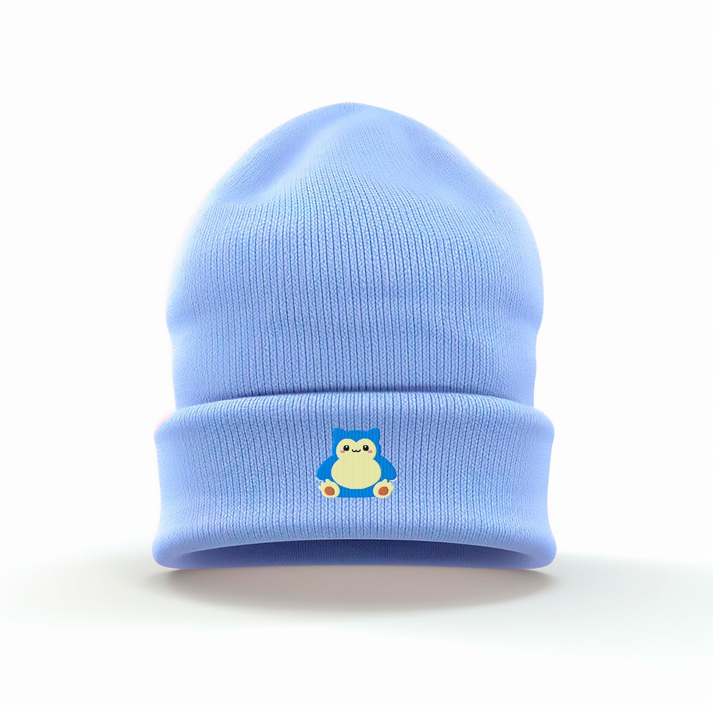 Chunky Snorlax Embroidered Beanie