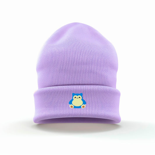 Chunky Snorlax Embroidered Beanie