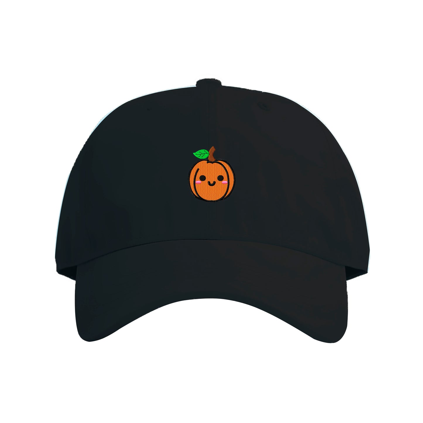 Cute Pumpkin Embroidered Cap