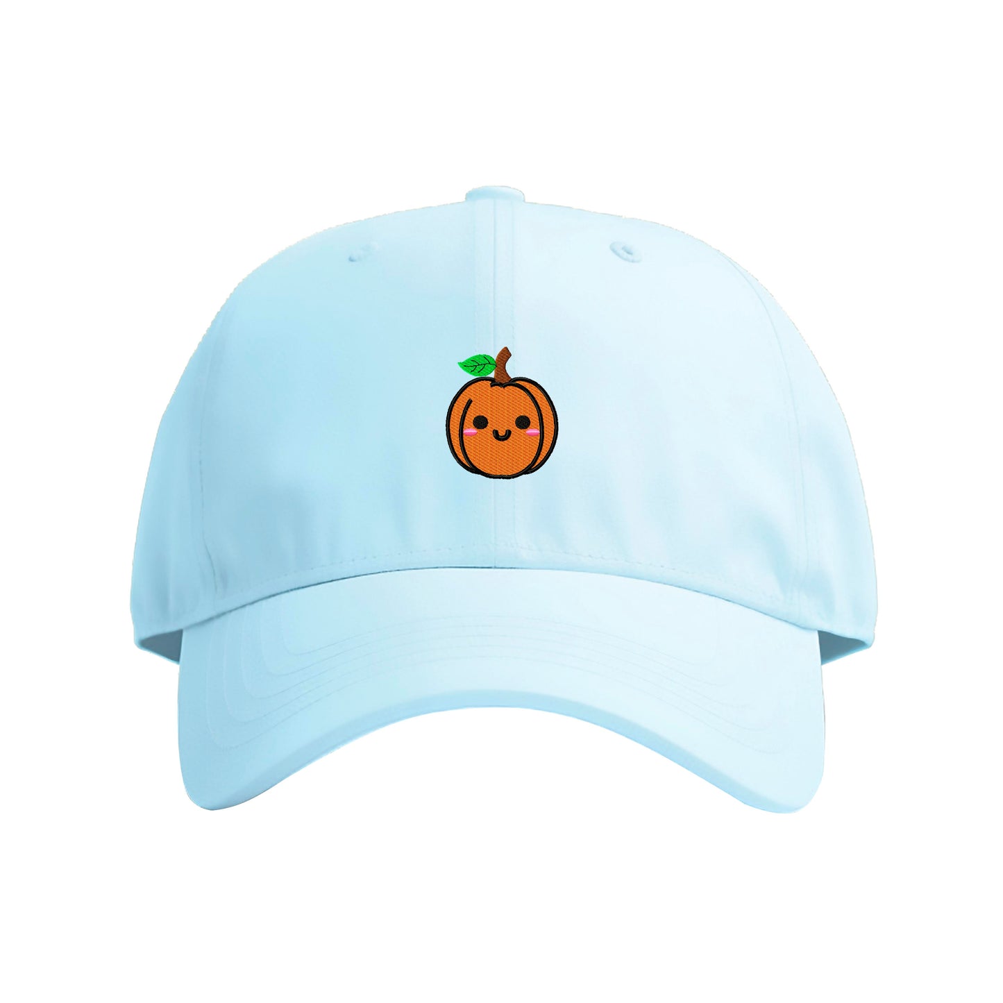 Cute Pumpkin Embroidered Cap