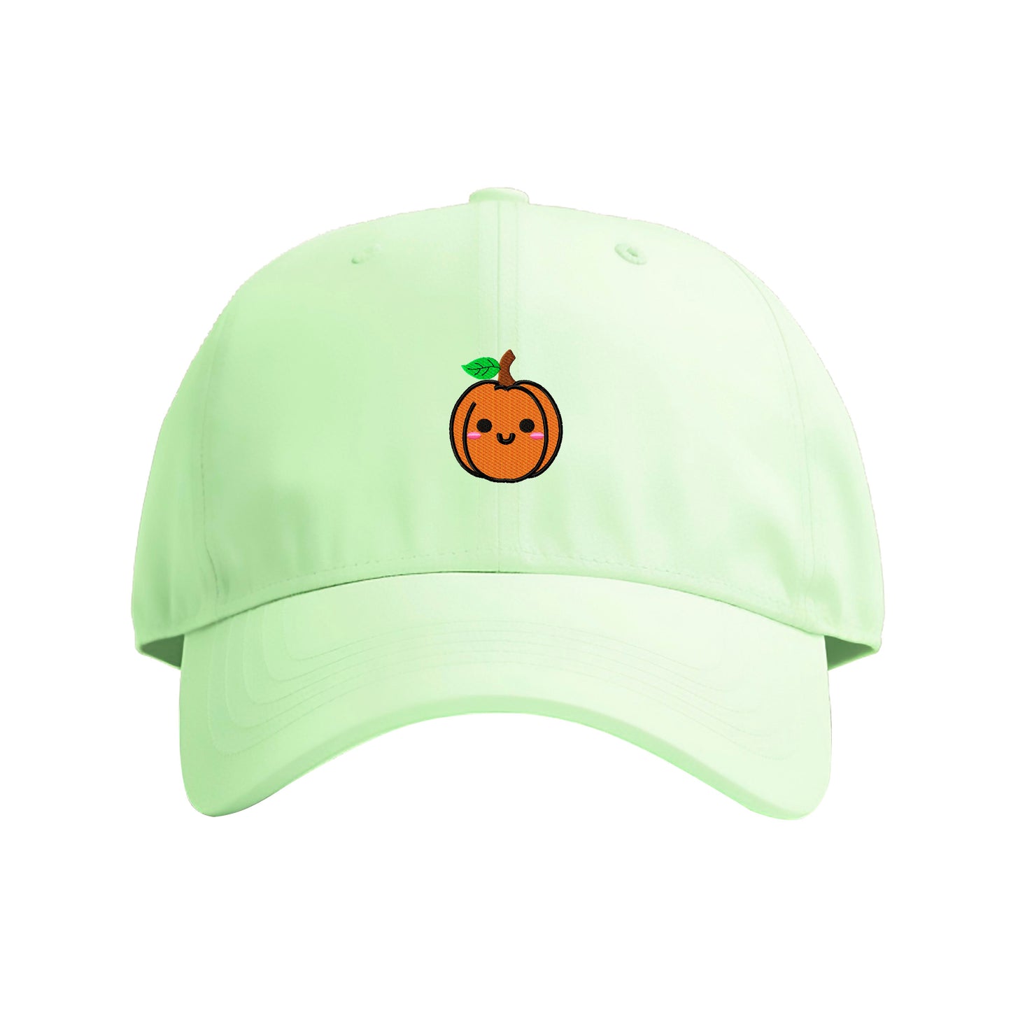 Cute Pumpkin Embroidered Cap