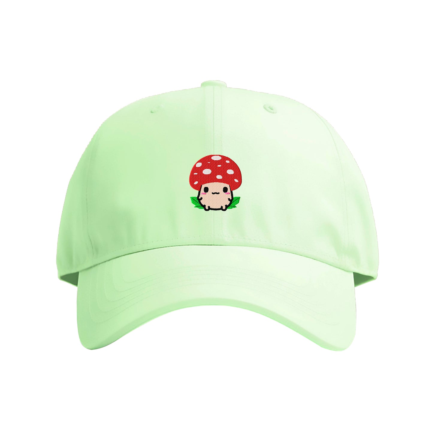 Kawaii Mushroom Embroidered Cap