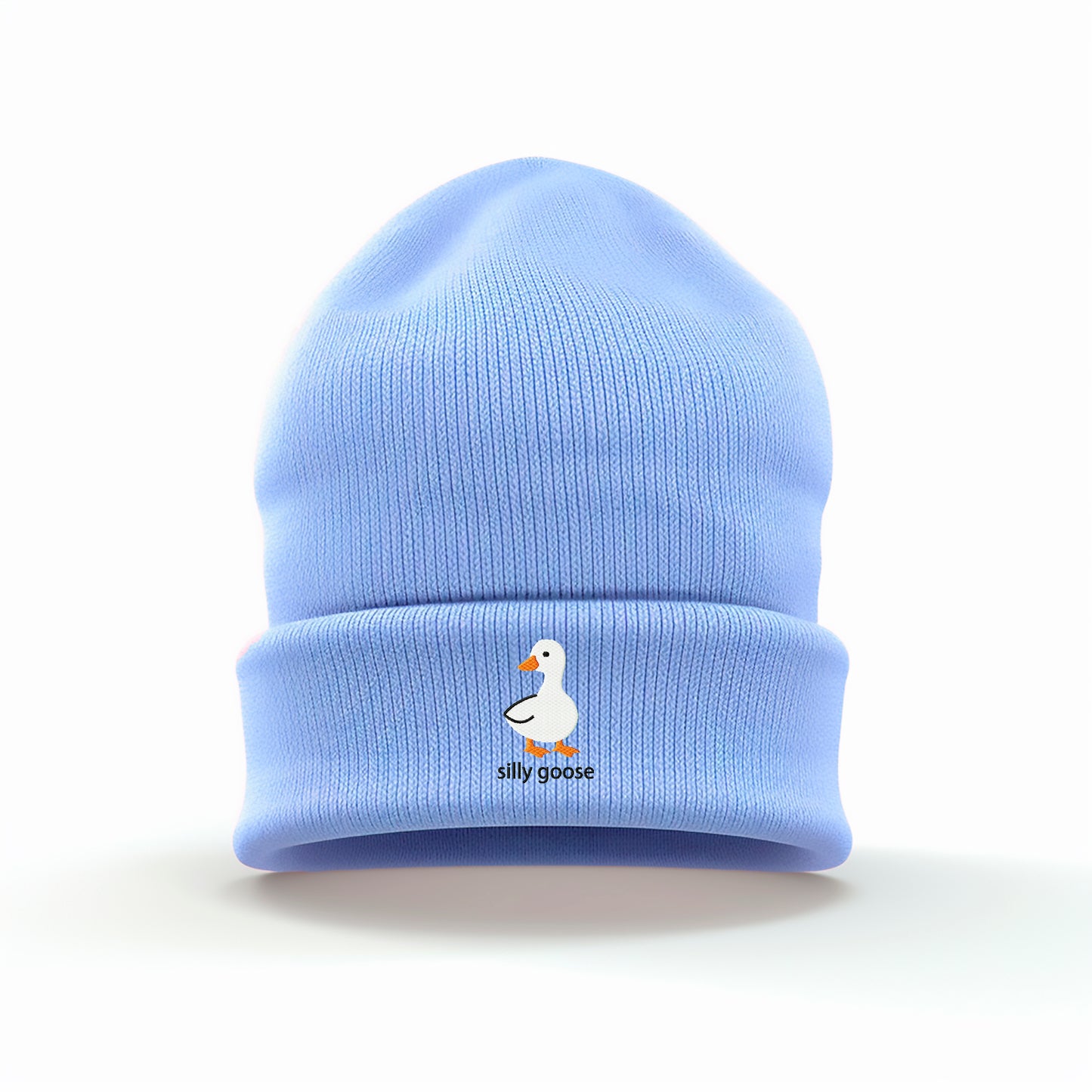 Silly Goose Embroidered Beanie