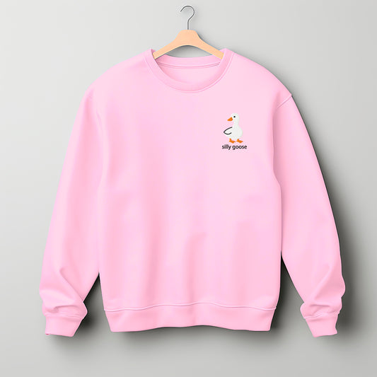 Silly Goose Embroidered Sweatshirt