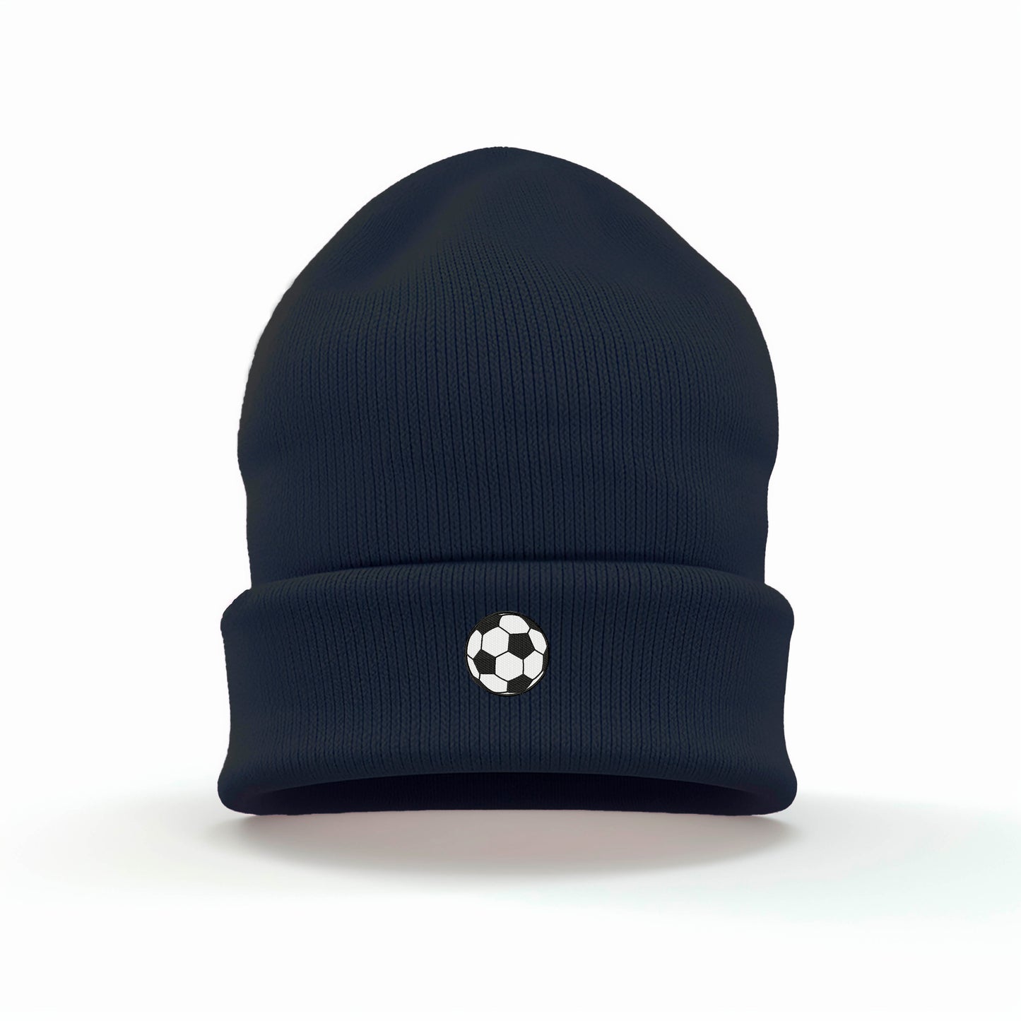 Soccer Ball Football Embroidered Beanie